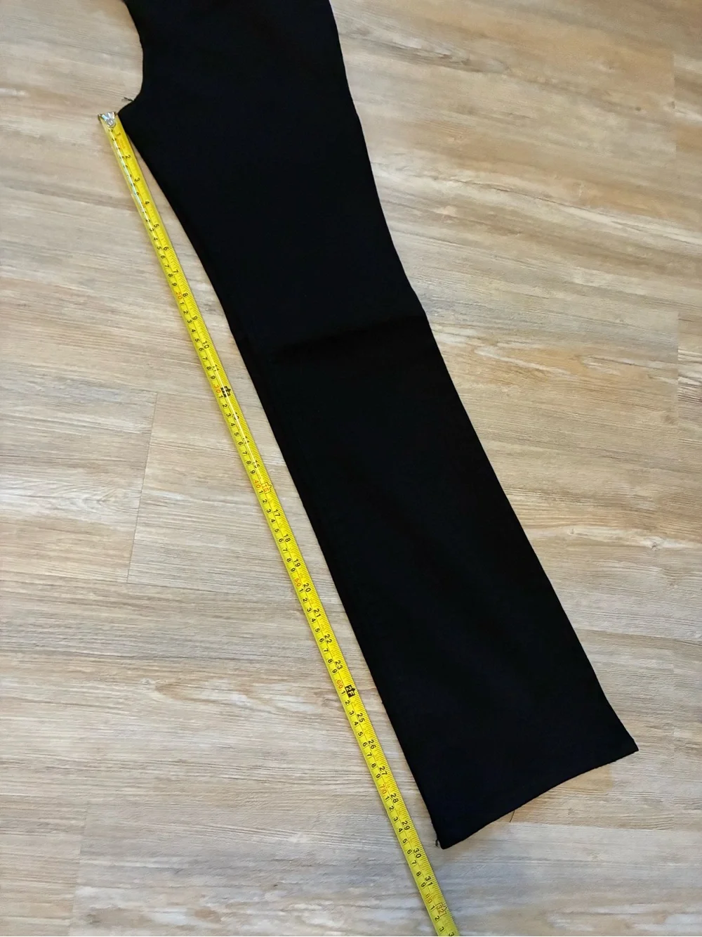 Black denim like pants